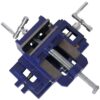 Heavy Duty 4" Cross Slide Vise, Drill Press Metal Milling X - Y, Blue Steel Benchtop Clamp - Blue - Image 5