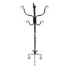 Coat Rack, Hall Tree, Free Standing, 8 Hooks, Entryway, Transitional - Black - Image 5