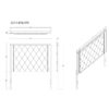 Adalid - King Bed With LED Lights And Tufted Design - White - Image 3