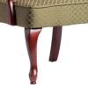 Delaney - Gooseneck Arm Chair With Green Jacquard Diamond - Green - Image 5