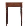 Turned Leg Writing Desk - Chestnut - Image 7