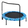 Joy Children's Trampoline With Handrails For Indoor And Outdoor Fun - Blue - Image 7