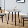 3 Piece Dining Table Set, Small, Drop Leaf, Contemporary & Modern - Gray - Image 13