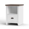 Hampton - 1 Drawer File - Jasmine Whitewash / Barnwood - Image 4