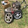 Universal 12" Spoked Plastic Wheel And Tire For Lawn Mowers & Trolley Carts, 10 Pack - Black - Image 2