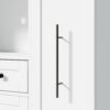 Freestanding Buffet With Hutch, Large Kitchen Pantry Storage Cabinet Cupboard With Pull Out Side Cabinet, Door Shelves And Drawer - White - Image 15