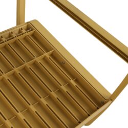 2 Piece Indoor / Outdoor Furniture Set (One Chair And 1 Coffee Table), UV Resistant, Waterproof And Durable - Brick Yellow