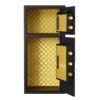Large Double Door Coin Operated Safe, Digital Security Safe With Fireproof And Waterproof Bag, 6.5 Cubic Feet Safe Box With Hidden Code Function For Home - Black - Image 9