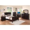 Full Bed Stylish Transitional - Cappuccino - Image 3