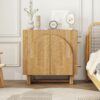 2 Door Cabinet, Suitable For Bedroom - Natural - Image 5