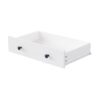 Farmhouse TV Stand With Solid Wood Gourd Shaped Legs For TVs Up To 70", Entertainment Center With Bookshelves & Tempered Glass Doors, Media Console With Adjustable Shelves, Living Room - White / Natural - Image 22