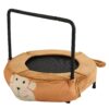 Monkey Children's Trampoline Happy Expression Outdoor / Indoor Dual Use, Foldable Iron Tube - Yellow / Black - Image 11