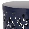 Modern Iron Cut Design End Table (Set of 2) - Navy Blue - Image 10