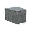 10 Piece Outdoor Sectional Half Round Patio Rattan Sofa Set, Wicker Conversation Furniture Set For Free Combination - Light Gray - Image 21