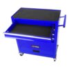 4 Drawers Multifunctional Tool Cart With Wheels - Blue - Image 5
