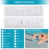 Smart Bidet Toilet Combo With Auto Open & Close, Heated Seat, Foot Sensor Flush, LED Display, Ceramic - White - Image 13