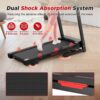 Folding Treadmills For Home - 3.5Hp Portable Foldable With Incline, Electric Treadmill For Running Walking Jogging Exercise With 12 Preset Programs, Indoor Workout Training Space Save Apartment, App - Black - Image 8
