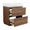 Modern Freestanding Bathroom Vanities With Single Sink Combo - Brown - Image 23