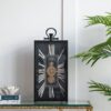 Decorative AndRoman Numeral Table Clock, Home Decor Gear Clock - Multicolor - Image 5