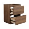 Modern Freestanding Bathroom Vanity With Single Undermount Sink And Double Drawers - Brown - Image 19