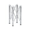 Simple Silver Stainless Steel Folding Table Frame Multifunctional Space Saving Design.Separate Folding Table Legs That Can Be Paired With Various Sizes And Styles Of Tabletops - Silver - Image 19