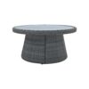 10 Piece Outdoor Sectional Half Round Patio Rattan Sofa Set, Wicker Conversation Furniture Set For Free Combination - Light Gray - Image 23