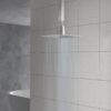 Square Rain Shower Head Ultra Thin 304 Stainless Steel Ceiling / Wall Mount Bath Fixture - Chrome - Image 2