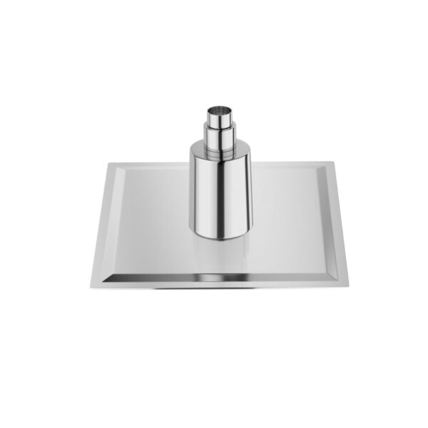 Square Rain Shower Head Ultra Thin 304 Stainless Steel Ceiling / Wall Mount Bath Fixture - Chrome