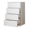 Oliver - Farmhouse 4 Drawer Jumbo Chest With Extra Storage And Durable Features - White - Image 5