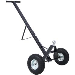 Heavy Duty Trailer Dolly With Pneumatic Tires 600 Lb. Capacity Steel - Black