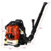 Powerful 76Cc 4 Stroke Gasoline Blower Epa Compliant Red Plastic - Red - Image 3