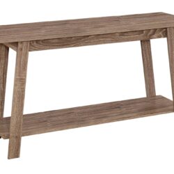 TV Stand, Console, Media Entertainment Center, Storage Shelves, Modern - Taupe