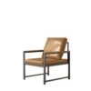 Retro Leisure Accent Chair With Extra Soft Padding - Camel - Image 15