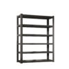 Industrial Heavy Duty 6 Tier Metal Garage Shelving Unit For Storage, Adjustable - Brushed Nickel - Image 8