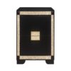 Lively - Full Bedroom Set With Glitter Detail And Padded Headboard - Black - Image 6