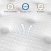 12" King Hybrid Mattress With Innersprings & Gel Memory Foam - Beige / White - Image 2