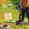Vevor Gas Post Hole Digger 52Cc 1450W With 8 Drill Bits & Extension Rod Aluminium Alloy - Black - Image 6