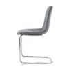 Modern Simple Light Luxury Dining Chair With Metal Legs For Home And Bedroom, (Set of 2) - Dark Gray - Image 12