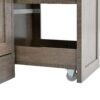 Freestanding Buffet With Hutch, Large Kitchen Pantry Storage Cabinet Cupboard With Pull Out Side Cabinet, Door Shelves And Drawer - Brown - Image 13