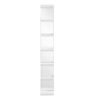 Glam Open Shelving Rack With Mirrored Back For Living Room - Cream / White - Image 4