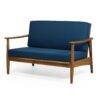 Emmry - Outdoor Loveseat Set With Coffee Table - Teak - Image 9