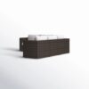 Luxury Outdoor Sectional Lounge Set With UV Resistant Cushions - Brown Mix - Image 6