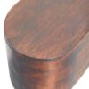 Rounded Lid-Up Blanket Box - Walnut - Image 8