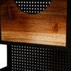 Modern Spacious Cat House With Tempered Glass And Iron Frame For Living Room - Black / Brown - Image 12