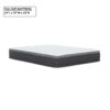 10" Full Size Hybrid Mattress In A Box, Gel Memory Foam Mattress Top With Pocket Coil Base - Gray / White - Image 3