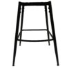 28" Bar Chair Linen Woven Bar Stool (Set of 2) Upholstered With Legs, 360 Swivel, Counter Arm Chairs With Back Footrest - Gray - Image 12