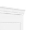 Hall Tree With Bench And 3 Hooks, Modern Entryway Storage Organizer Cabinet With 4 Doors, 1 Drawer And Adjustable Shelves For Hallway, Entryway, Living Room - White - Image 13