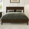 Full Size Platform Bed With Sturdy Slats Support - Espresso - Image 4