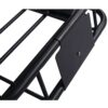 Rooftop Cargo Carrier Basket Universal Fit 64" Steel With Wind Fairing - Black - Image 8