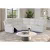 Right Arm Facing Sectional Sofa With Recline And Storage - White - Image 2